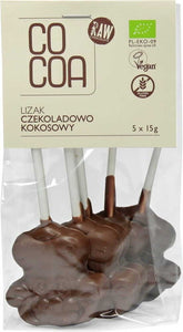 Caramelle al cioccolato e cocco senza glutine BIO (5 x 15 g) 75 g - COCOA